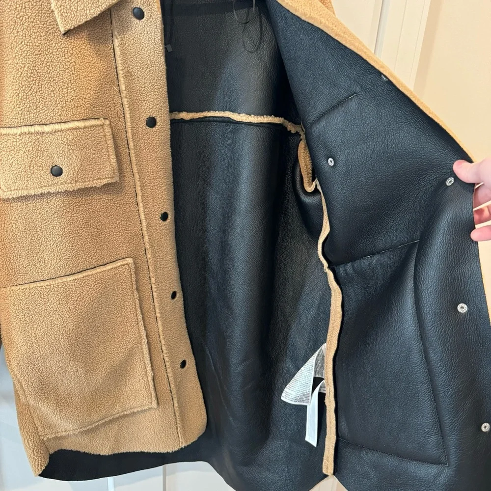 NEW Zara Teddy Shacket